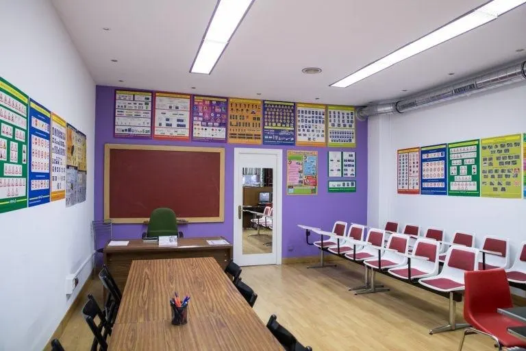 Aula de formación de Autoescuela Txorierri