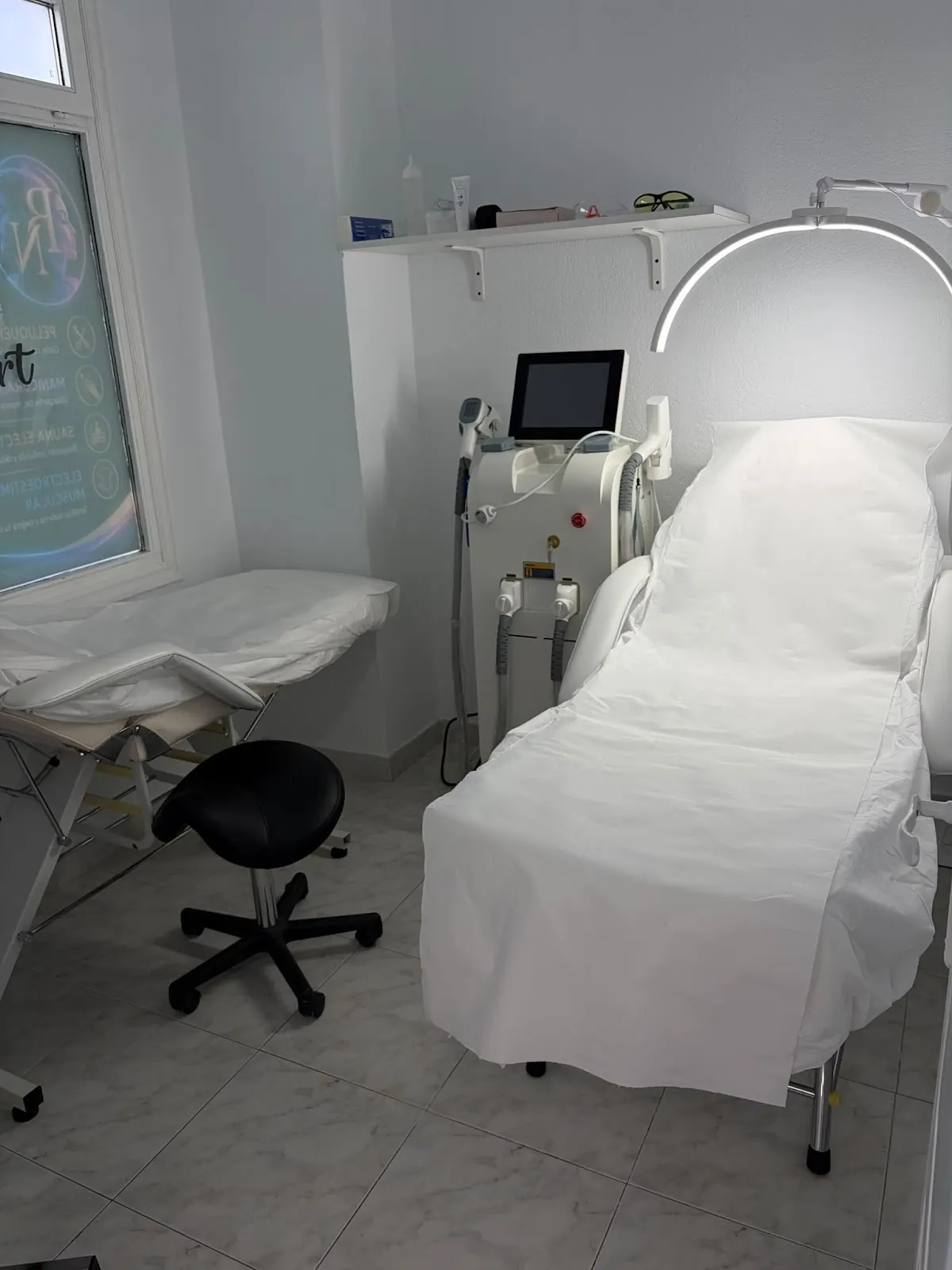 Sala de tratamiento de B&N Centro de Estética