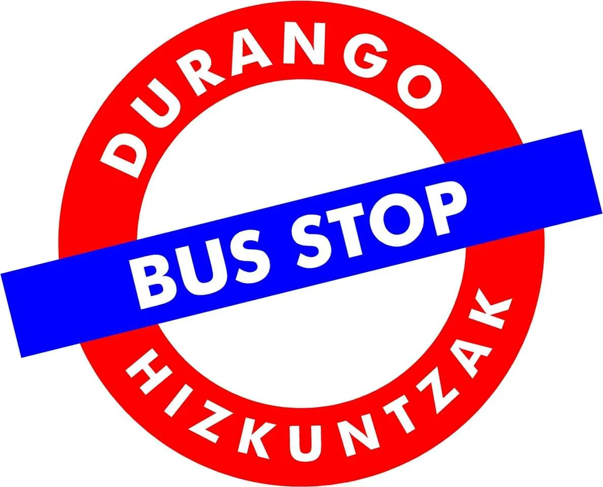 Logotipo de Bus Stop Durango Hizkuntzak.