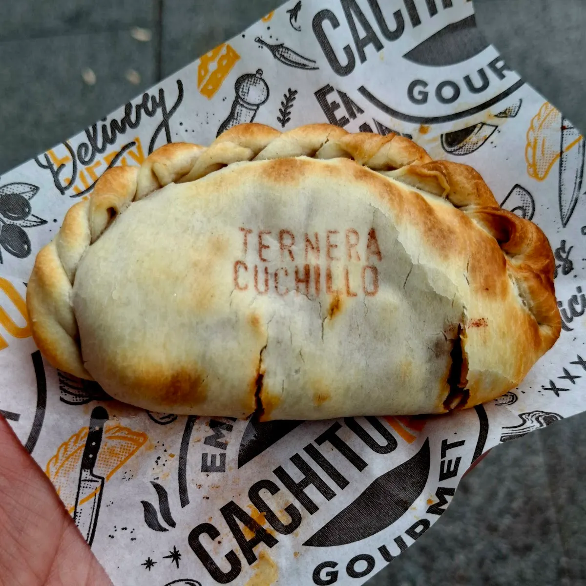 Empanada argentina de ternera de Cachito Mío Gourmet