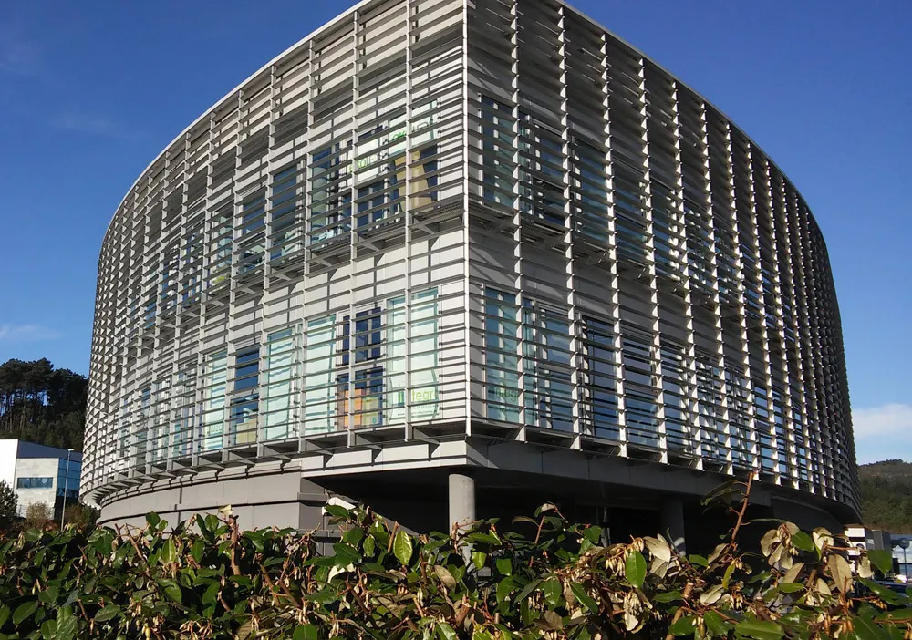 Edificio de Diseño e Imagen OMA 3 en el parque empresarial de Boroa
