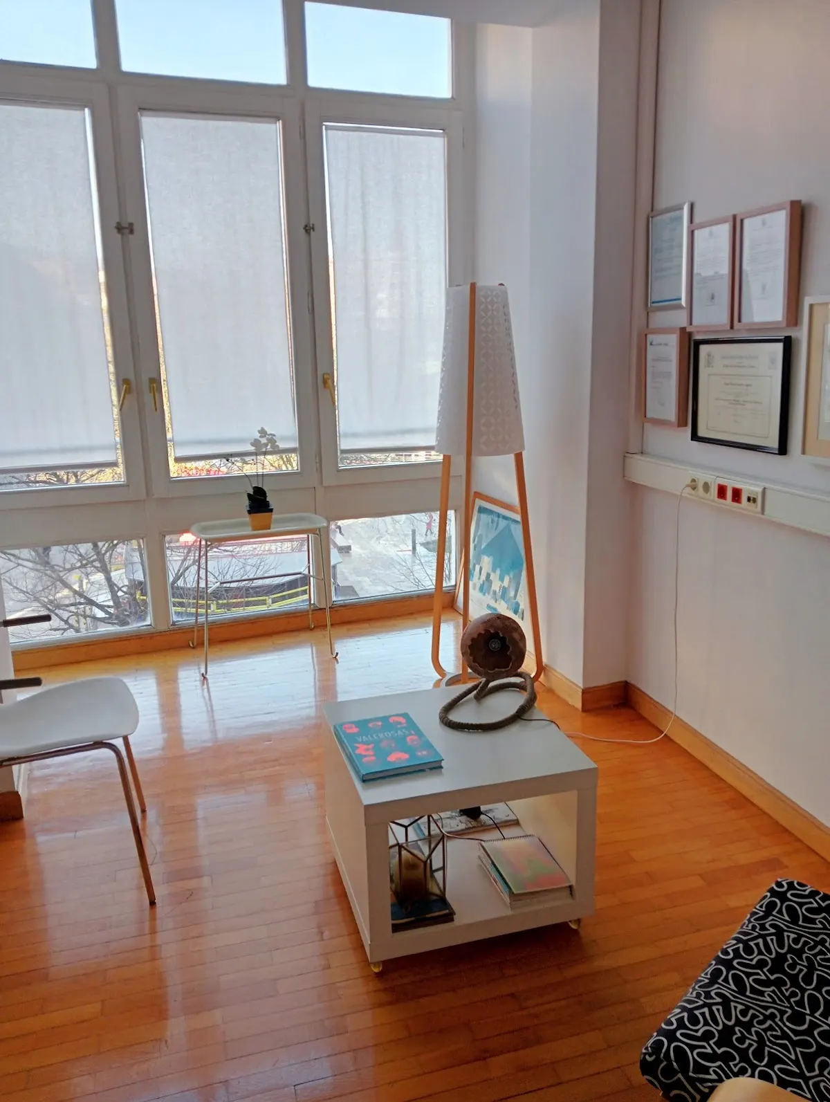 Sala de consulta de Elena Gamboa, psicóloga clínica, en Durango