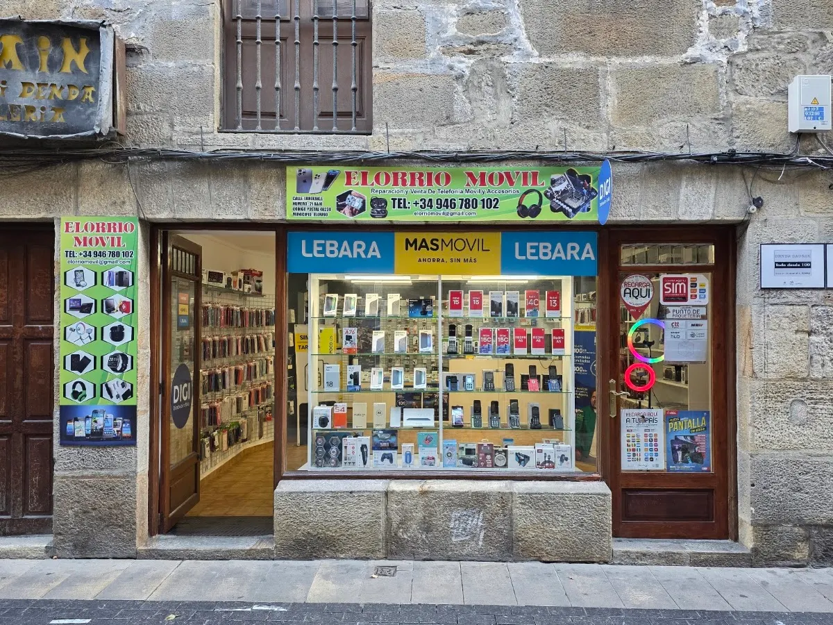 Fachada de Elorrio Movil, tienda de telefonía en Elorrio
