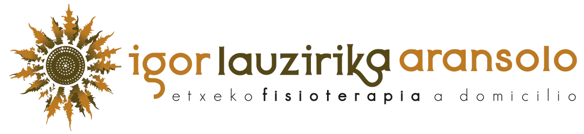 Versión horizontal del logotipo de Igor Lauzirika Aransolo, fisioterapia a domicilio.