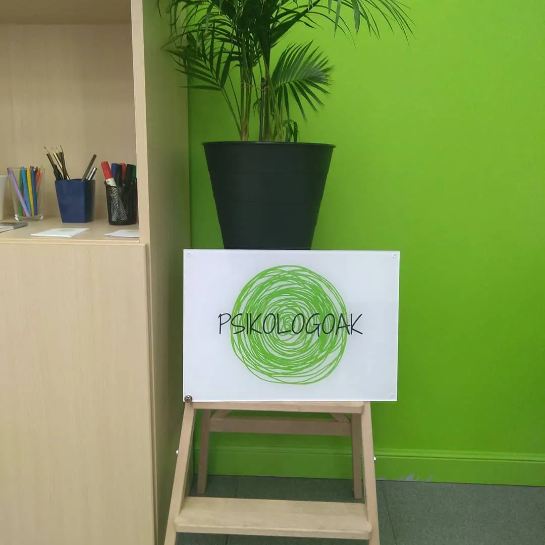 Rincón de recepción de Psikologoak, servicio de Fundación Bizitzen