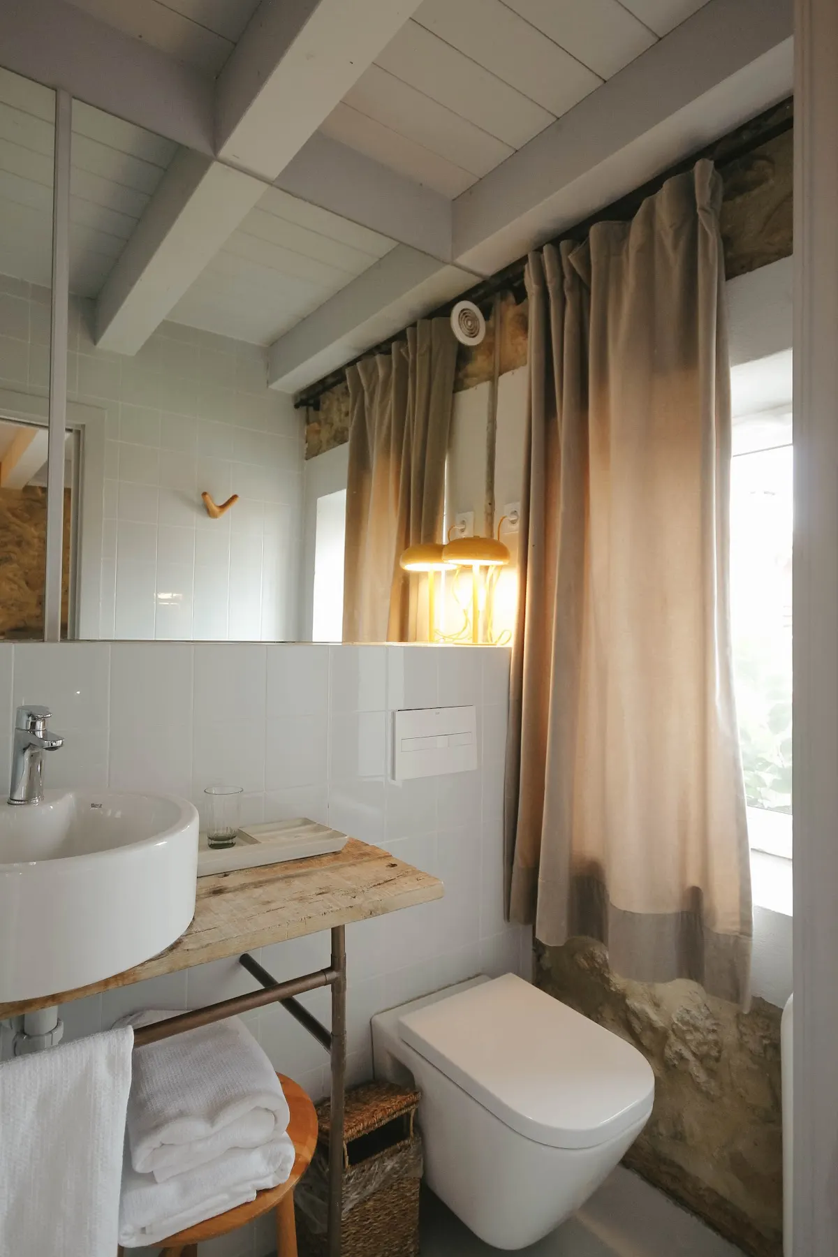 Baño de una habitación de Garaiko Landetxea