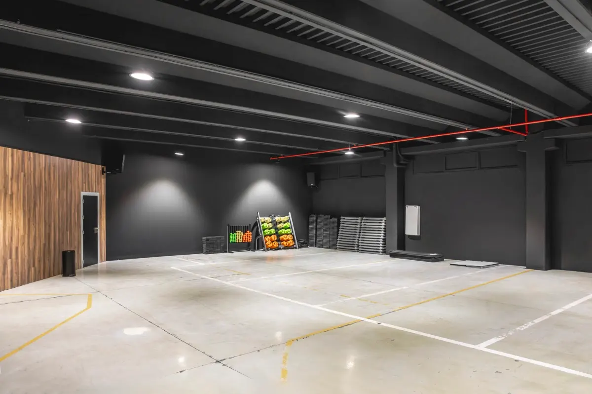 Sala diáfana de entrenamiento de Gimnasio Sparta Durango