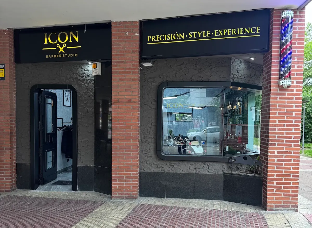 Fachada de ICON Barber Studio en Durango