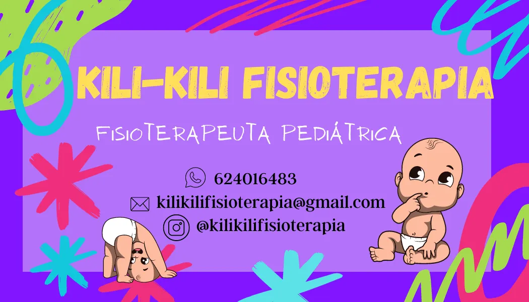 Tarjeta de Kili-Kili Fisioterapia con sus datos de contacto