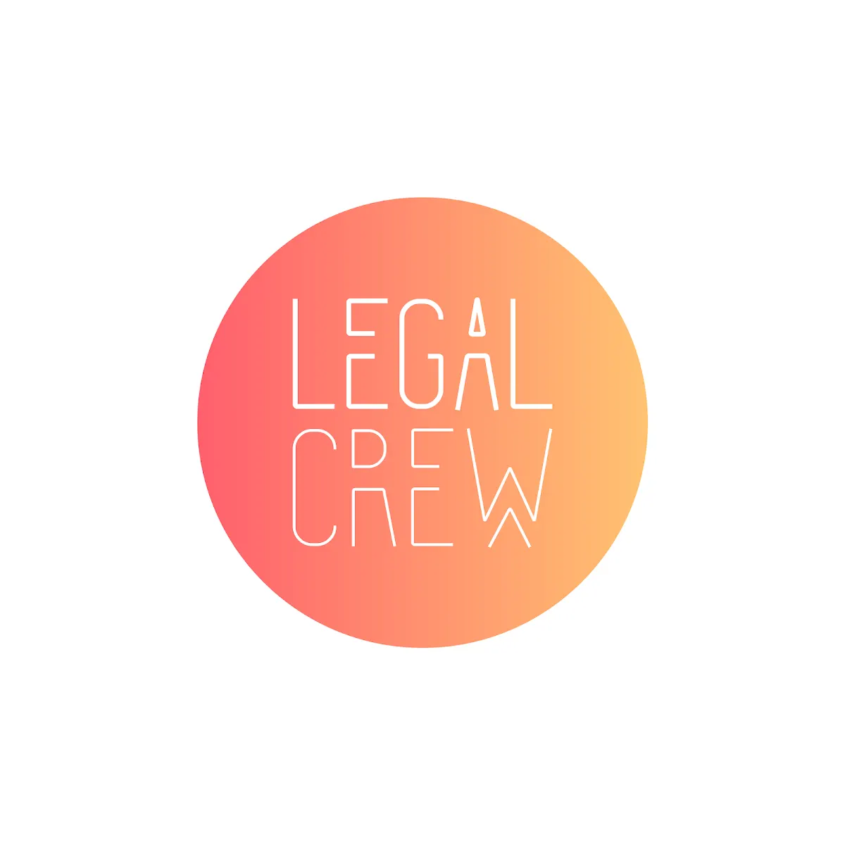 Logotipo de Legal Crew sobre fondo blanco