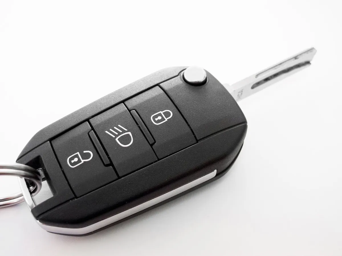 Llave de coche con mando