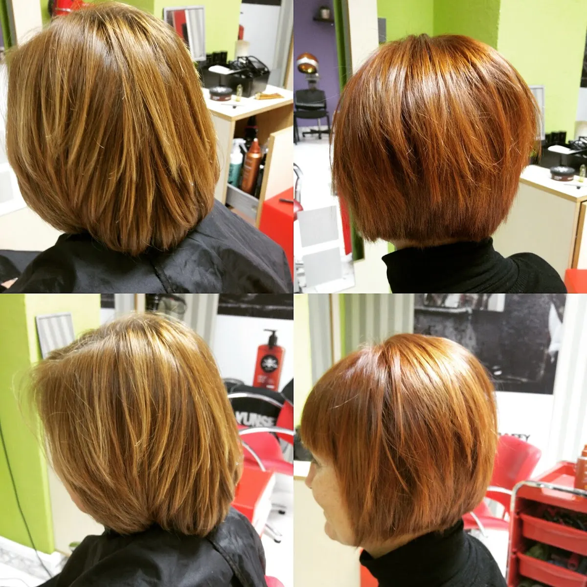Cortes bob en tonos rubio y cobrizo en New Look