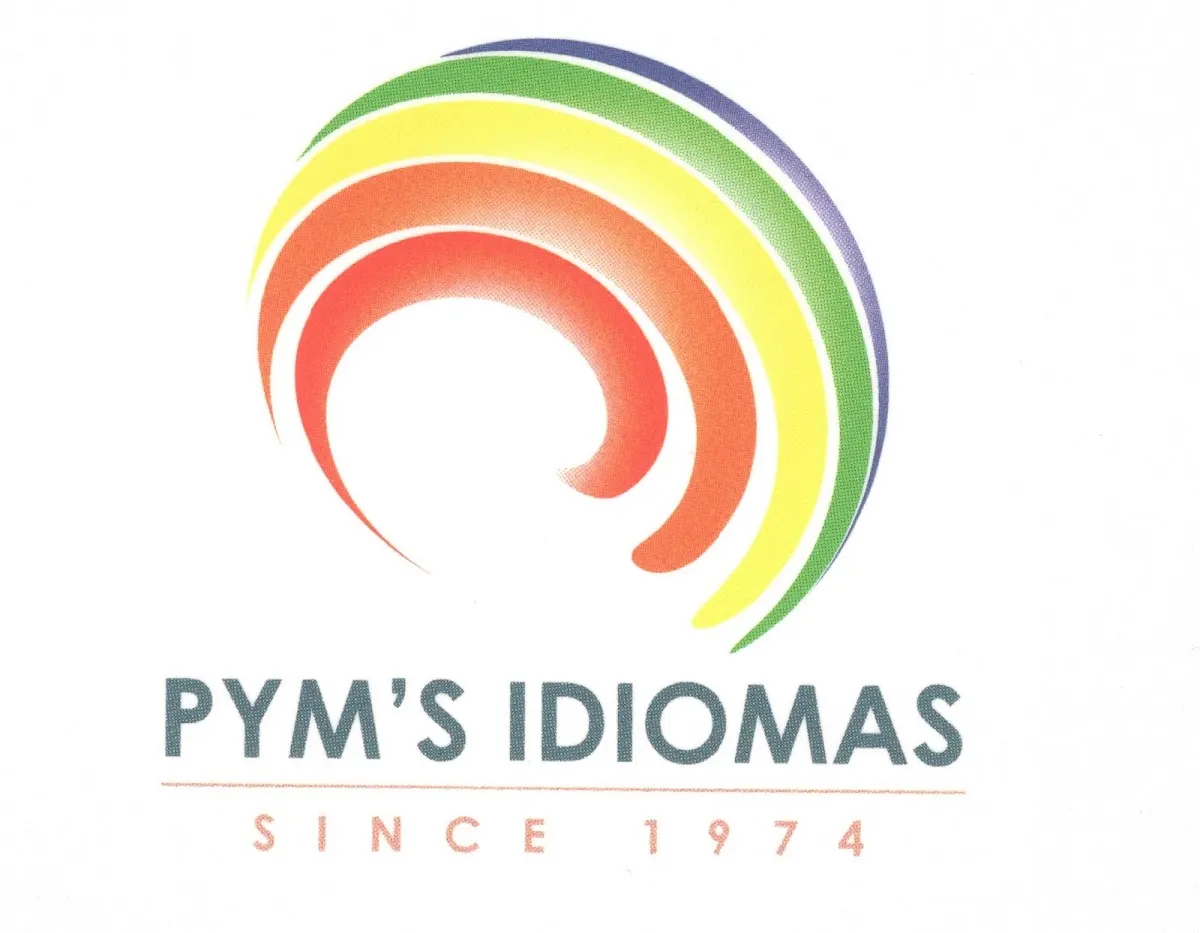 Logotipo de Pym’s Idiomas con la indicación Since 1974.