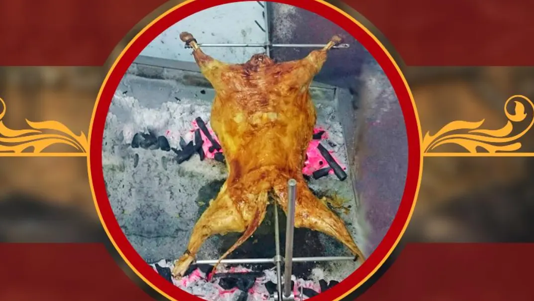Cordero asado a la brasa, una de las especialidades de Restaurante Ereña