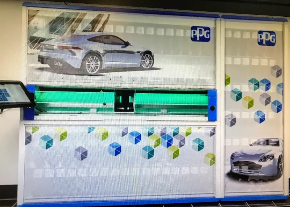 Equipo de pintura para automóviles en Talleres Autogain